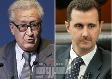 بشار الاسد والأخضر الإبراهيمي